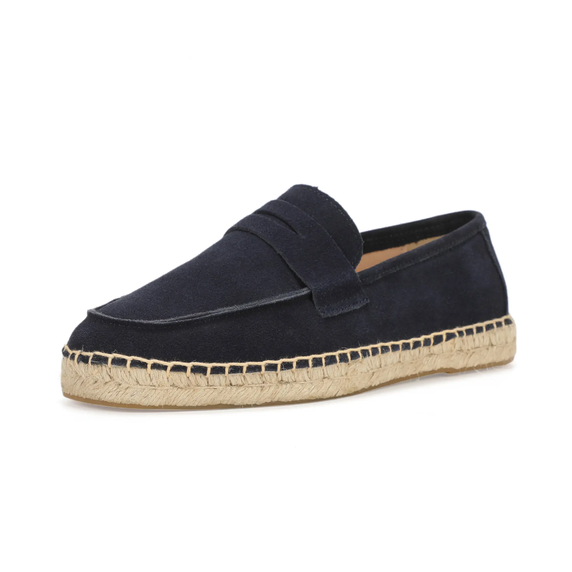 Womens Jute Espadrilles Slip On Loafers Image 23