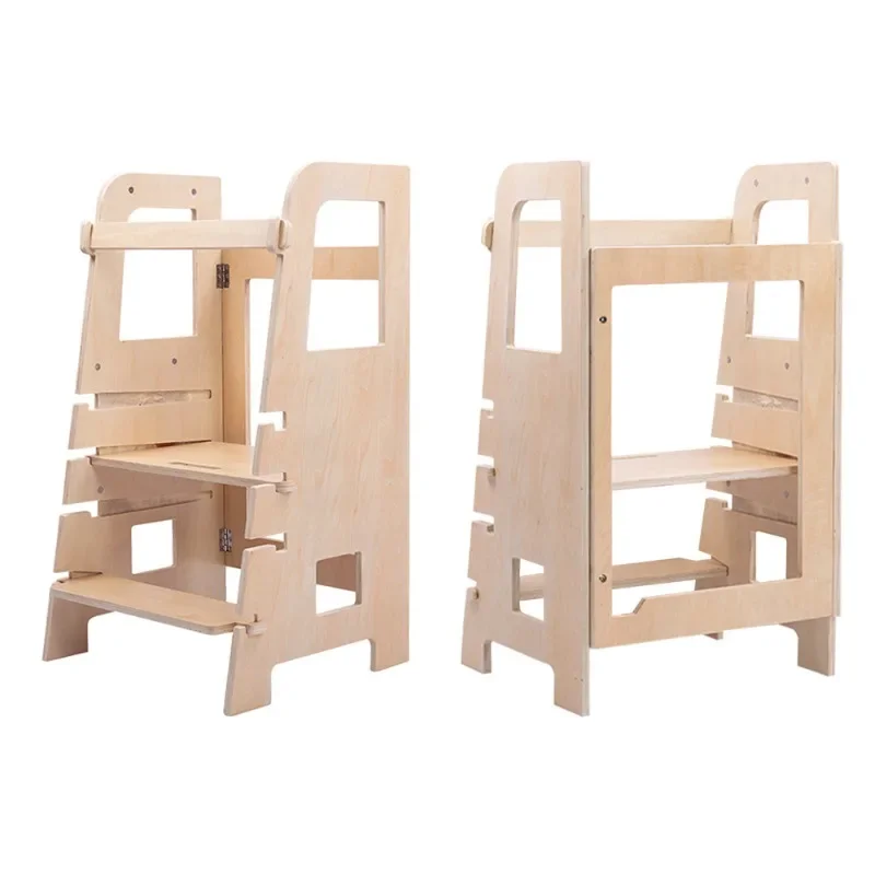Children's hand-washing stool Baby hand-washing step stool Standing tower Montessori footstool footstool Learning tower