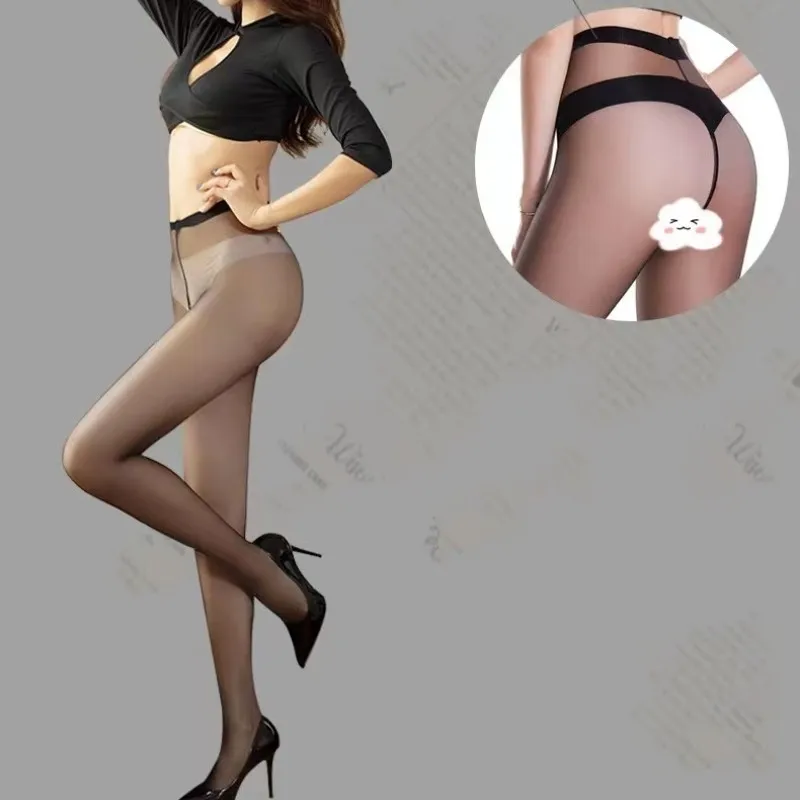 0D Ultra thin translucent Women Tights Seamless Nylon Sheer To Toe silk Stockings Female Sexy High elasticity quality Pantyhose