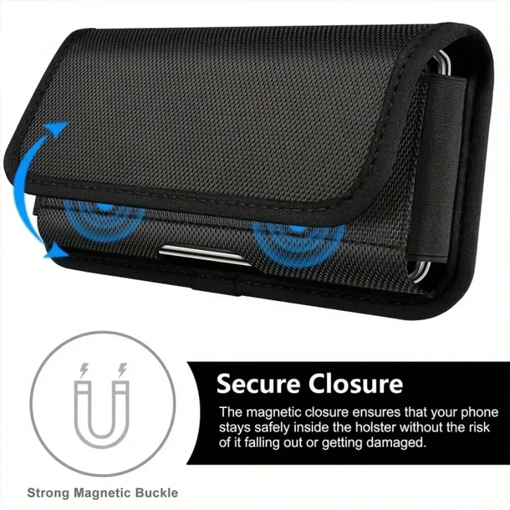 กระเป๋าคาดเอวแฟชั่นสีดำเรียบง่ายสำหรับกิจกรรมกลางแจ้ง กระเป๋าคาดเอวใส่โทรศัพท์ กระเป๋าคาดเอวอเนกประสงค์ทันสมัยสำหรับผู้ชาย น้ำหนักเบา เหมาะสำหรับการเดินทาง