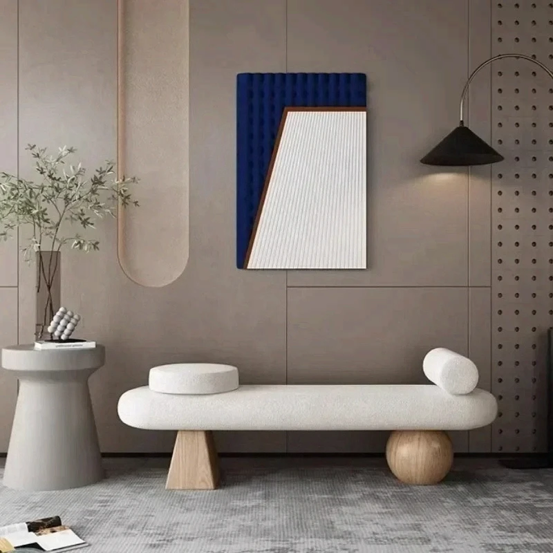 Nordic Shoe Changing Stools Creative Bench Living Room Sofa Ottoman Bedroom Bed End Stool Entrance Door Shoe Changing Stool