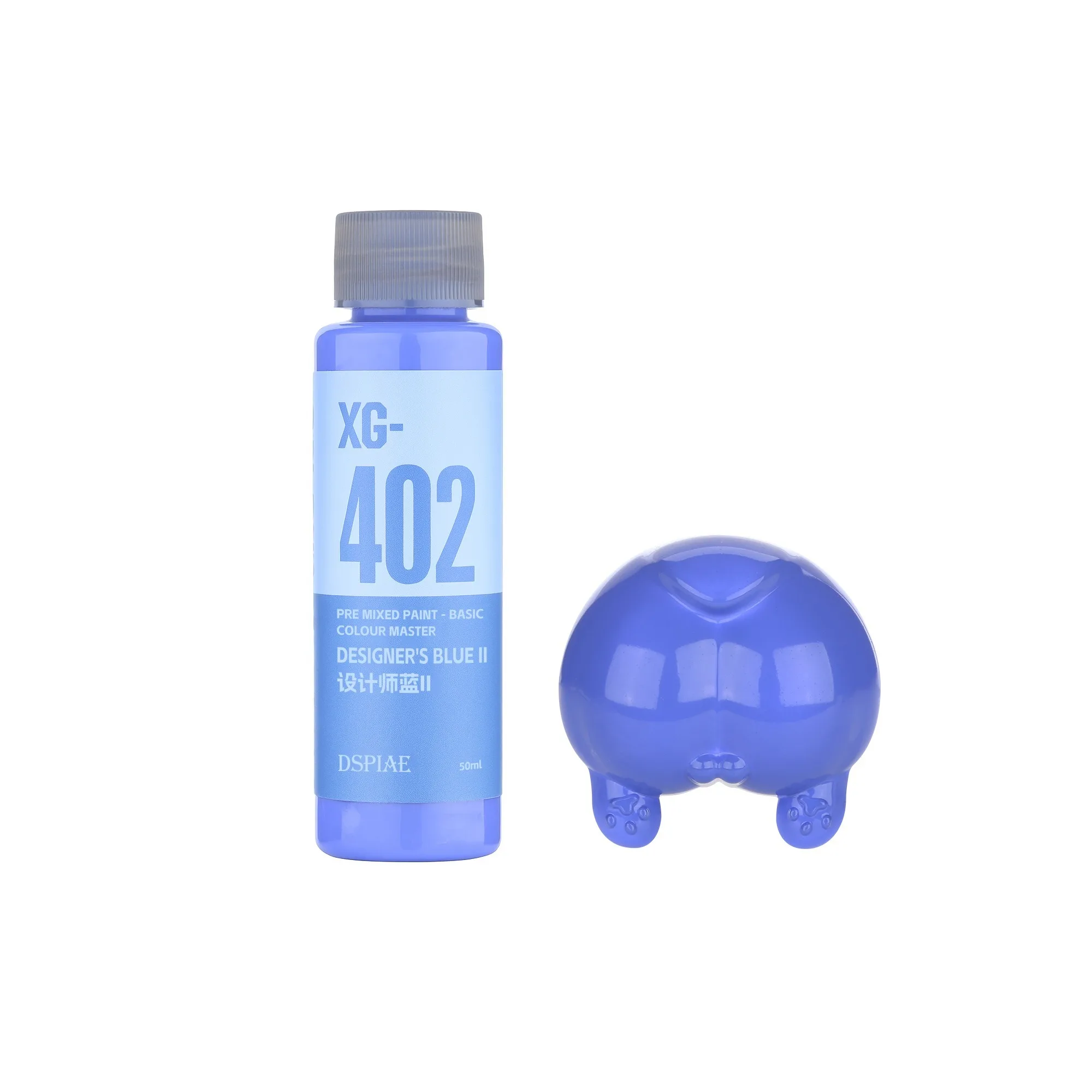 DSPIAE XG-serie voorgemengde acrylverf basiskleuren 50ML verf op waterbasis voor Gundam schaalmodel kleurgereedschap hobby DIY