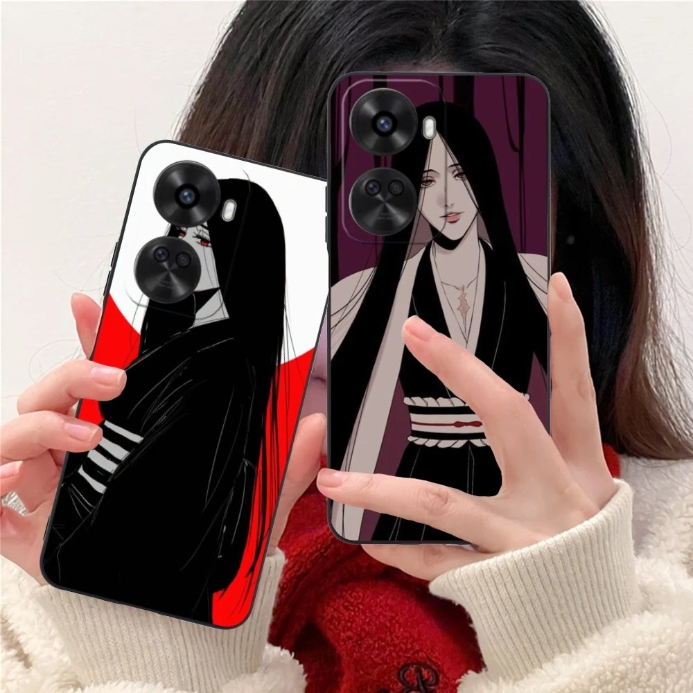 Bleach Unohana Mobile Cell Phone Case for Huawei Nova 12 11 10 9 8 7 Pro SE 5G Black Soft Phone Cover Shell