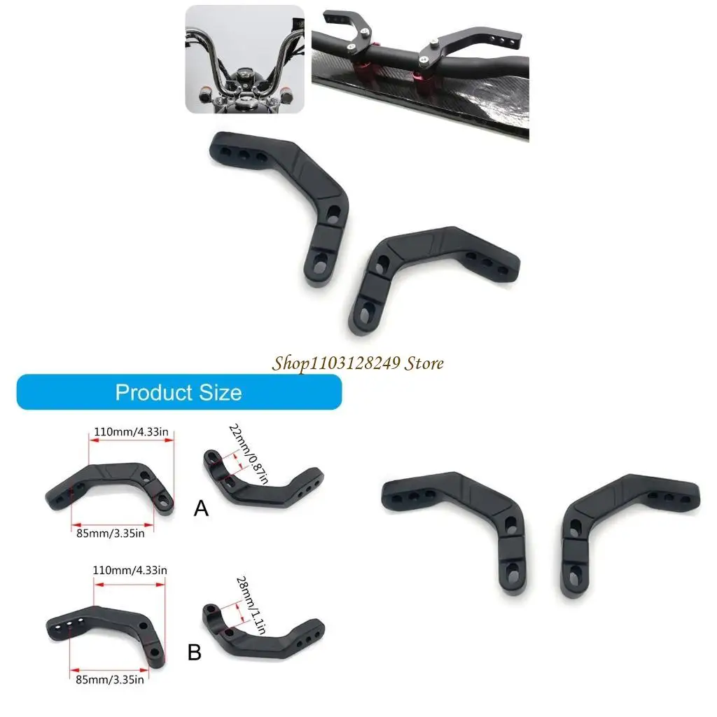 

N5KD Upgrades Motorcycle Hand Guards Aluminum Constructions Motorcycle Hand Guard Holders Suitable for 22mm/28mm Diameter