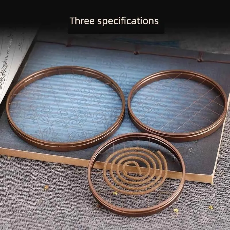

Alloy Bru Plate Incense Holder Stainl Steel 2 Hour Incense Burner for Frankincense And Sandalwood Home Decor Aromatherapy