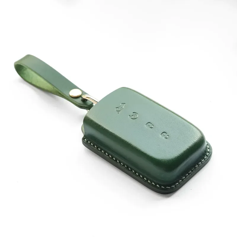 for JEEP Grand Cherokee 4XE Peak Yuanfeng Peak Leather Handmade Custom Key Cover Bag Buckle