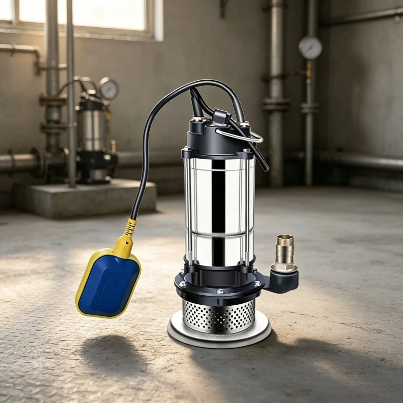 Household Self-priming High Lift Submersible Pump Float Switch 220V 370W/750W Agricultural Sewage Pump Irrigation Equipment