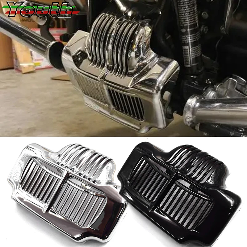 Motorcycle Stock Oil Cooler Cover For Harley Touring Road King Electra Street Glide Trike FLHT FLTR FLHX 2011-2014 2015