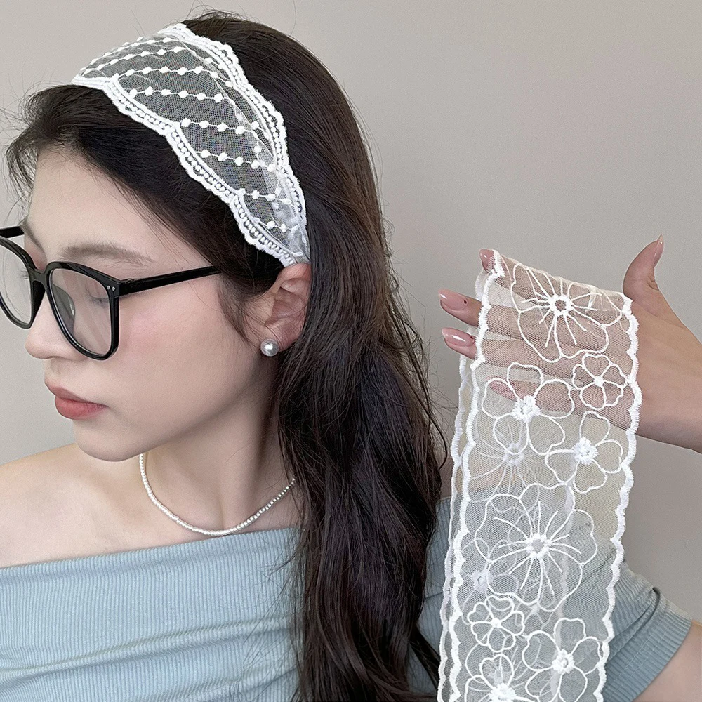Long Women Lace Floral Hair Sc - đánh giá và giá Embroidery Ribbon