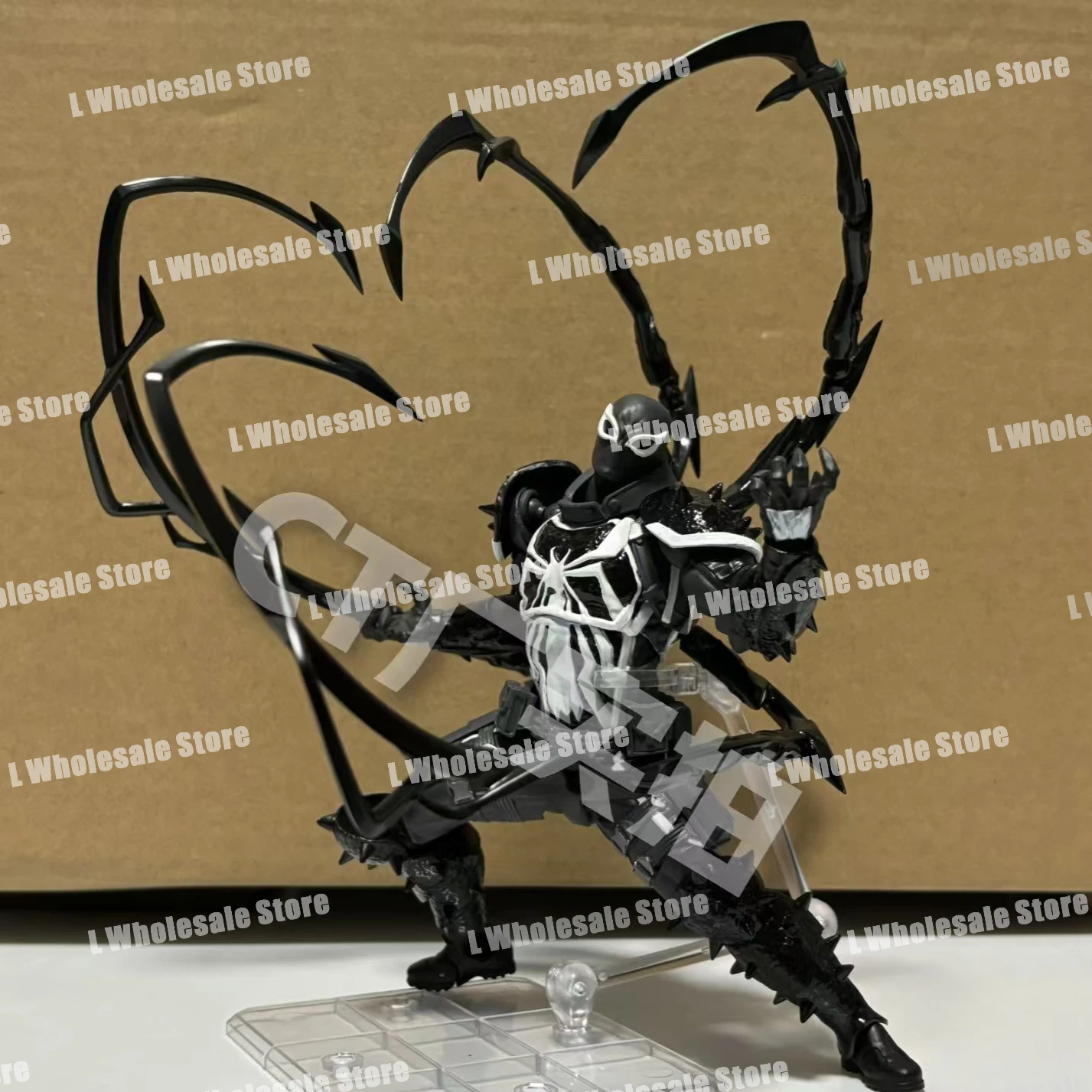 In Stock Ct Toys Spiderman Shf Agent Anti Venom Figure Amazing Yamaguchi Spider-Man Miles Morales Anime Action Figure Gifts Toys