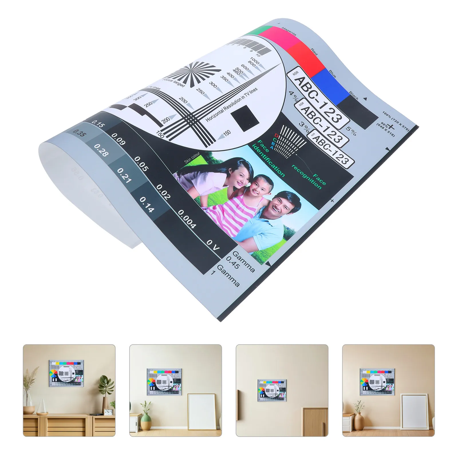 

Таблица для настройки фокусировки объектива, тестер для камеры, карта для калибровки систем видеонаблюдения, тестовая карта высокого разрешения, инструмент для проверки цветопередачи