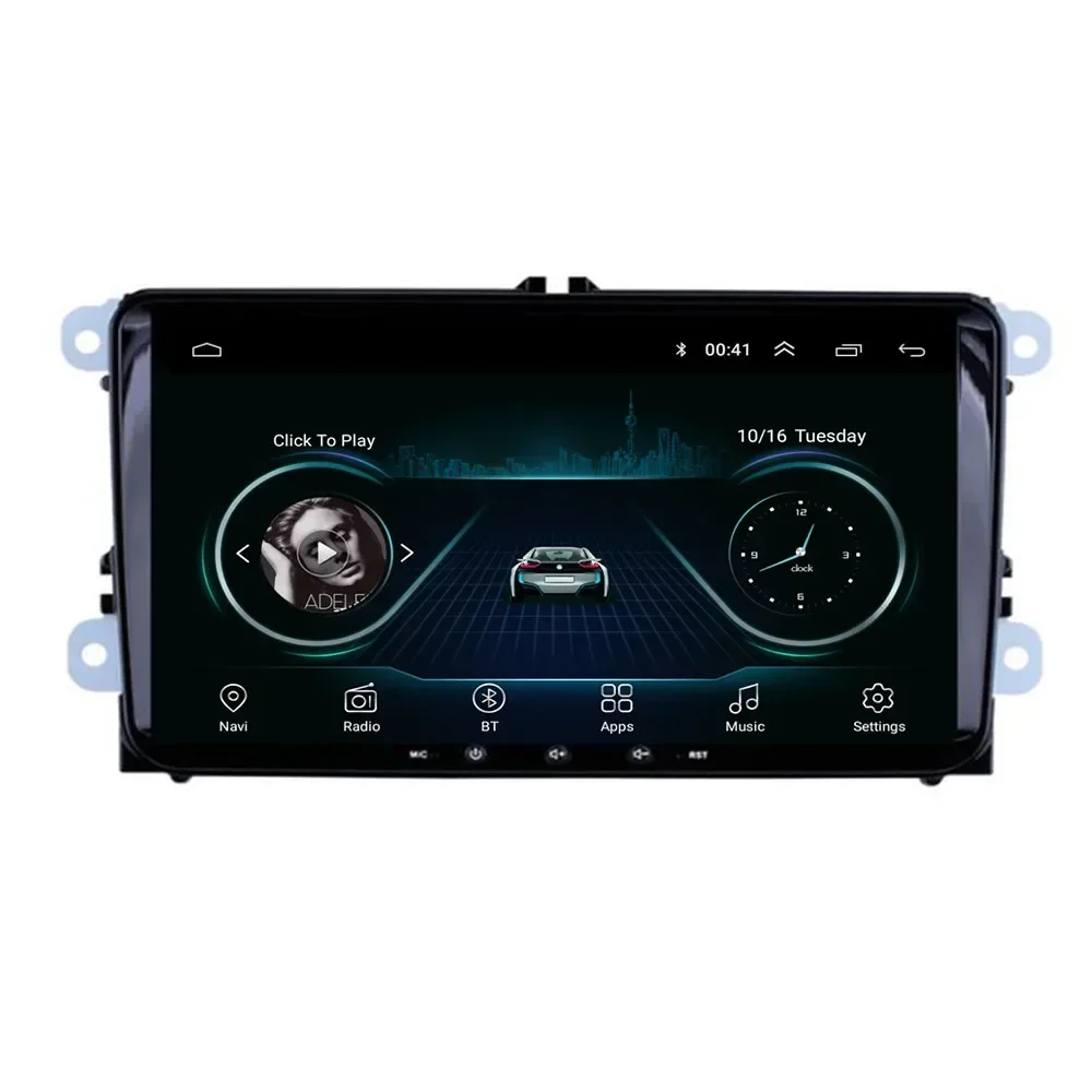 Car Radio Android 13 For VW Volkswagen Polo/Tiguan/Golf 6/Passat b7/b6/Jetta/Skoda/Octavia 2 Seat CarPlay Multimedia Player 48EQ