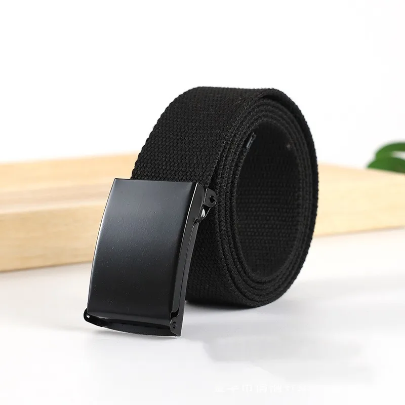 Mode Nieuwe Unisex Broeken Riemen Canvas Riem Metalen Gesp Mannen Vrouwen Jongens Jeans Riemen Snoep Kleuren Top Kwaliteit Luxe Riemen