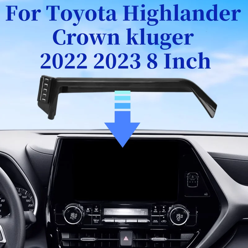 

For Toyota Highlander Kluger XU70 Car Phone Holder 360 Rotation Gravity Screen Fixed Base For Car Auto Interior Accessories