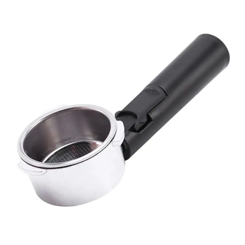 A84E-2 Pcs 51Mm Bottomless Filter Coffee Machine Accessories Domestic Coffee Machine Accessories Bracket Handle Hollow Handle