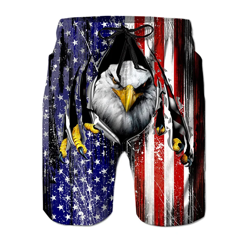 Шорты мужские с графическим ананасом, пляжные, модные короткие штаны, бикини, плавки, крутой купальник, лето 2023