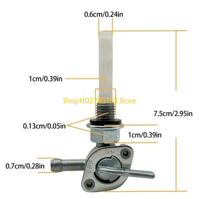 

547B Petcock Assembly for 50cc 70cc 110cc 125cc Dirt Bikes with Precise Design