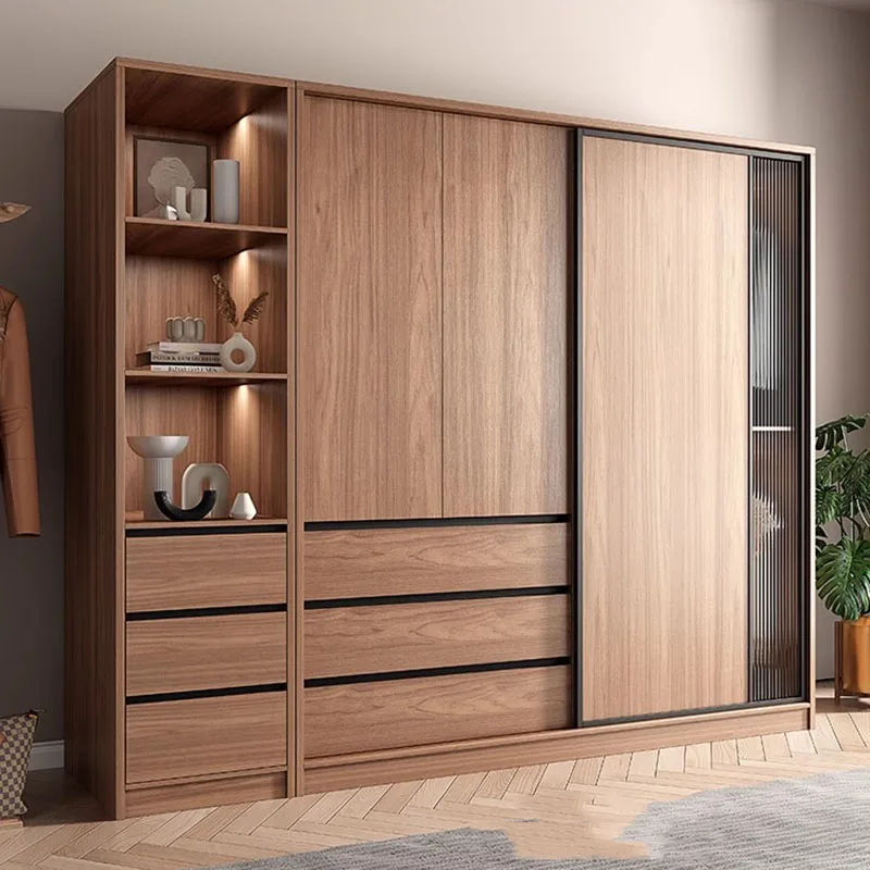 

Display Wardrobes Standing Modular Cupboard Bedroom Closet Organizer Drawers Living Room Armoires De Vetement Home Furniture