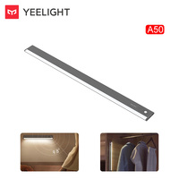 Yeelight 7mm Ultra Thin Induction Cabinet Light A50 4000K Rechargeable Dimmable LED Motion Sensor Night Lamp Wardrobe Corridor