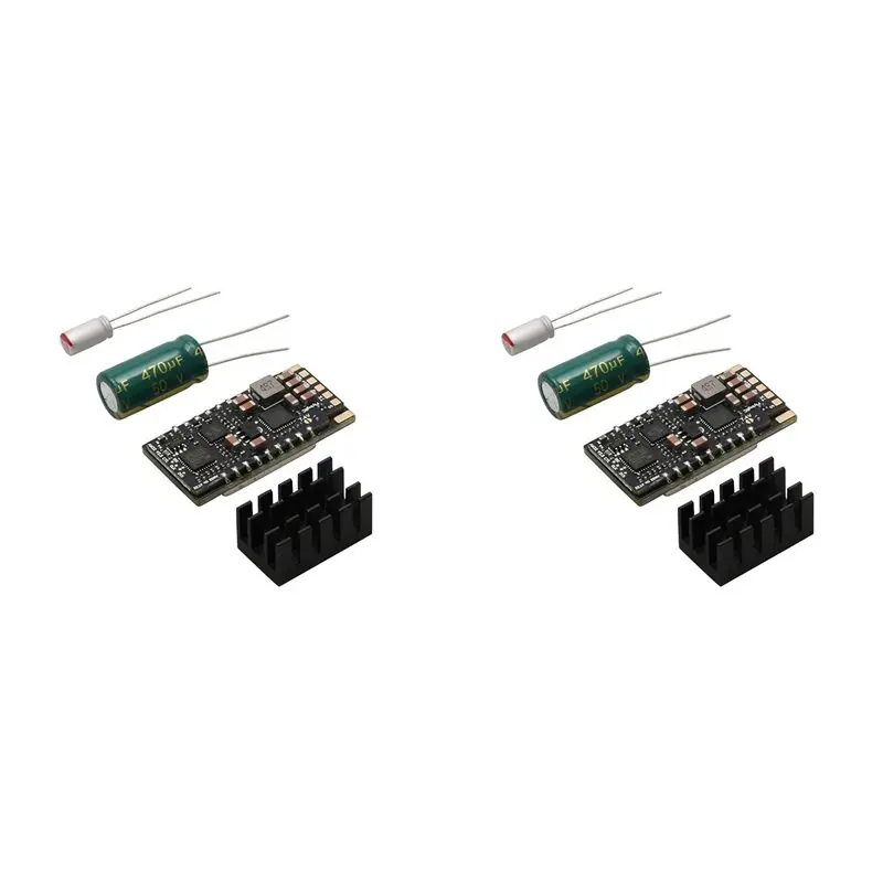 2X 7-26V Brushless AM32 ESC V2.5 75A/85A 32-Bit Speed Controller Sine Wave Startup With Onboard BEC For FPV Drone A