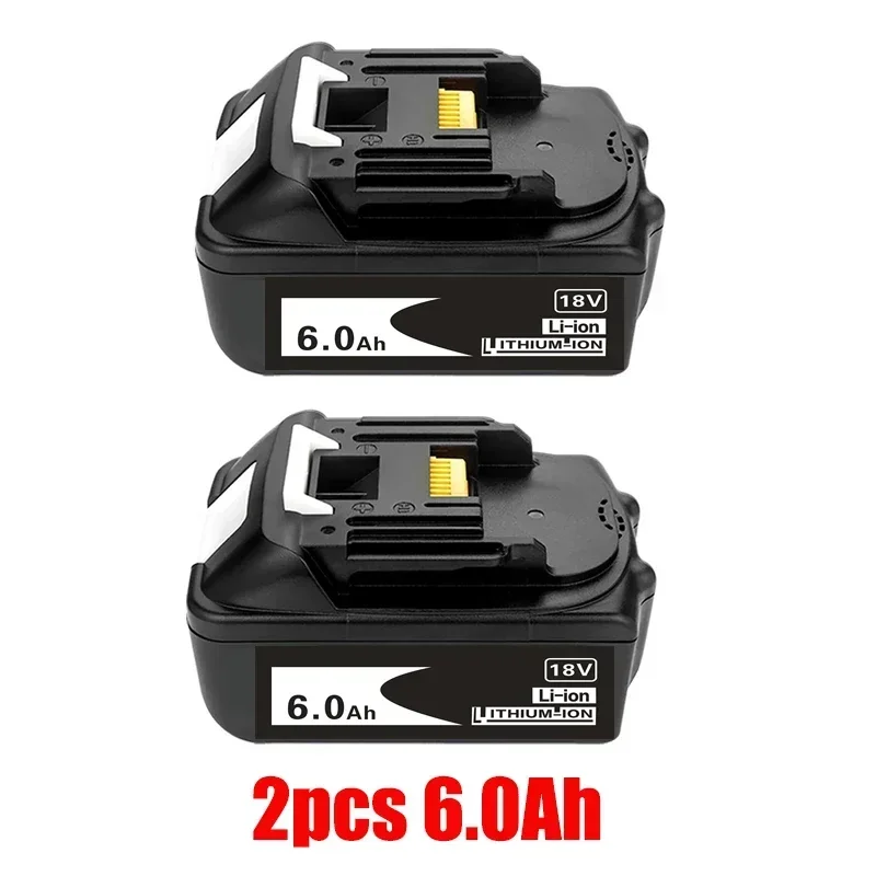 6000mAh Li-ion Battery rechargeable  18 v for Makita 18v Battery BL1840 BL1850 BL1830 BL1860B LXT 400 18650 battery pack