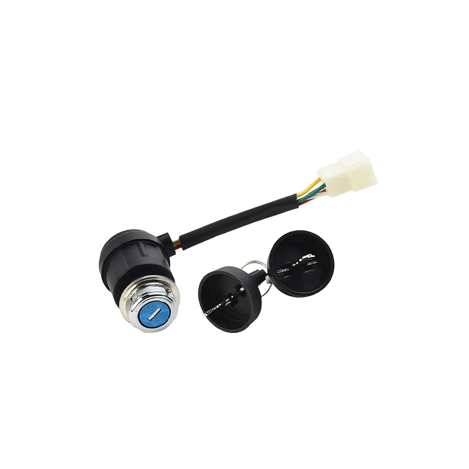 

Ignition Switch Kit with 2 Keys Replace 5 Wire 5 Pin Ignition Key Switch