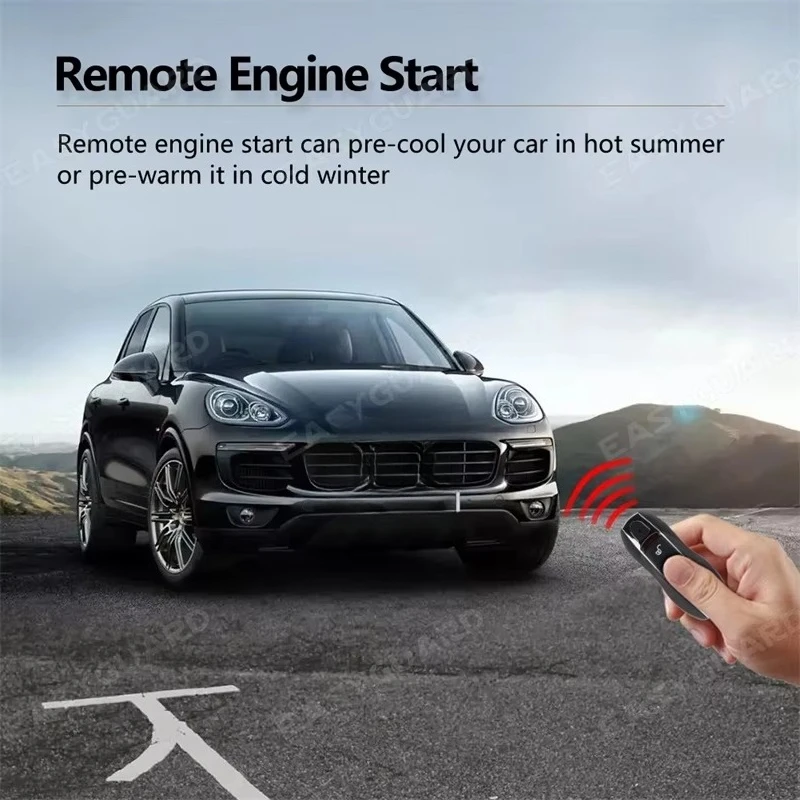 

for Key Start 911/ Cayenne/ 987/ 718/ Panamera CAN BUS PKE Remote Starter Passive Keyless Entry KIT