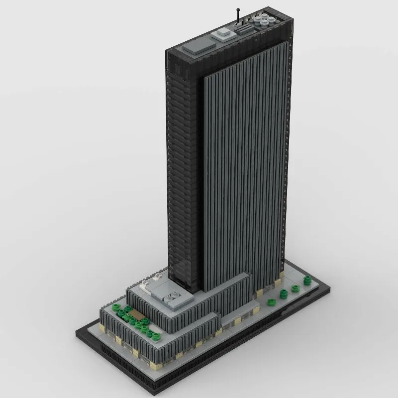 Moc 펜실베니아 광장 도시 건물, 크리 에이 티브 조립 빌딩 블록 장난감 모델, 어린이 생일 선물 1323pcs