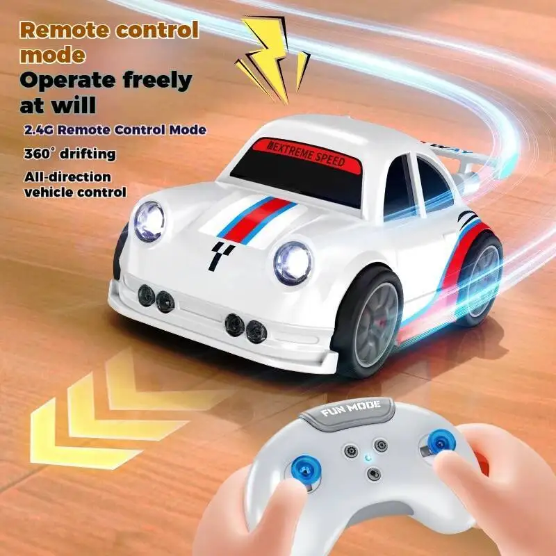 1/64 2.4G High Speed ​​Drift Rc Car 4WD Remote Control Car Four-Wheel Drive Radio Controlled Car Mini Racing Model Toy for Gift