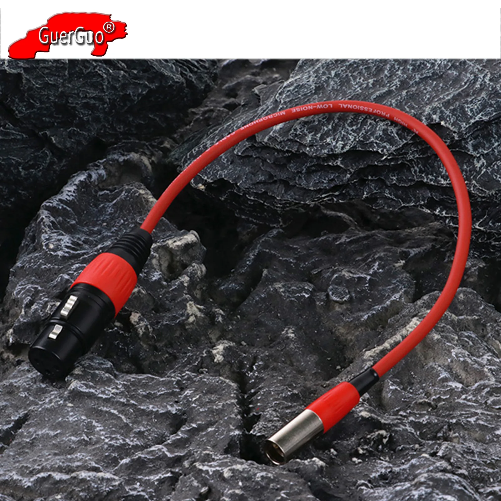 3Pin Mini XLR Male to 3Pin XLR Female Audio Adapter Cable​​ Extension Converter Cord for Transfering Camera Microphone Interface