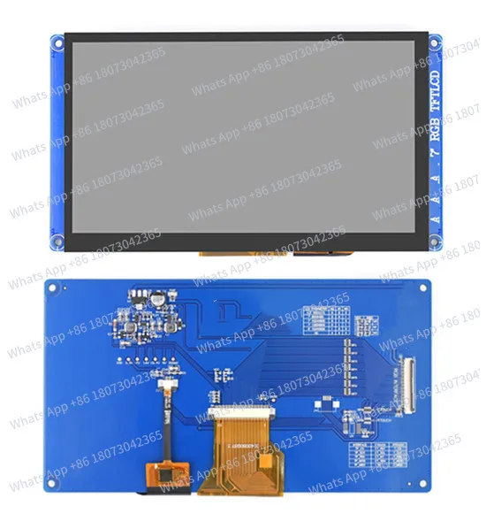 

7,0-дюймовый TFT LCD сенсорный экран с емкостным сенсором AT070TN92, микросхема SSD1963, сенсорные микросхемы FT5206/FT5426, разрешение 800*480/1024*600, экран MCU/RGB