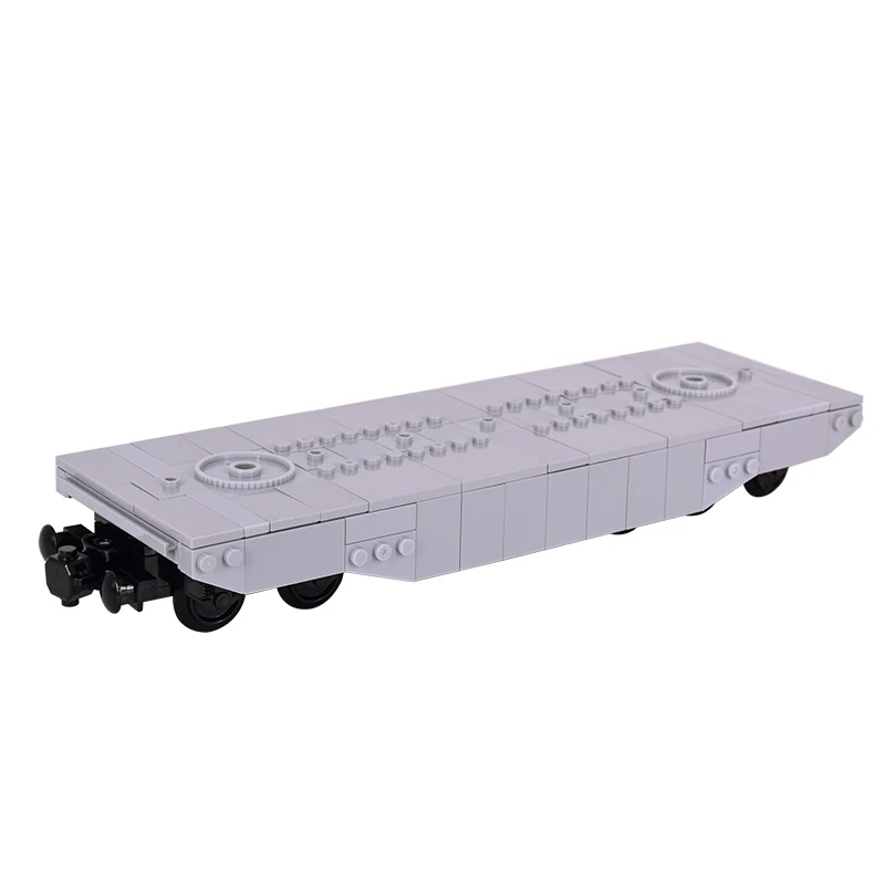 MOC City Creative Idea Pandur Ⅱ wheeled armoured vehicle Train Rail Building Block Bricks DIY High-tech Toys for children gifts