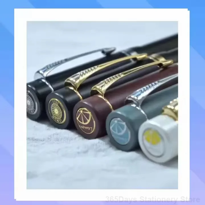 Lemon M1 Piston Ink Metal Calligraphy Practice Fountain Pen Blade Long Knife Business Pen Nib Hand-Polished Writing Stationery