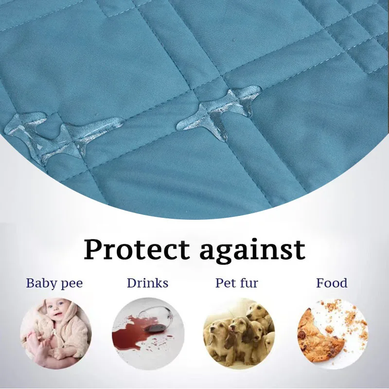 Waterproof Non-Slip Dog Bed Cover and Pet Blanket Sofa Pet Bed Mat Car Incontinence MattressProtectors Furniture Couch Cover