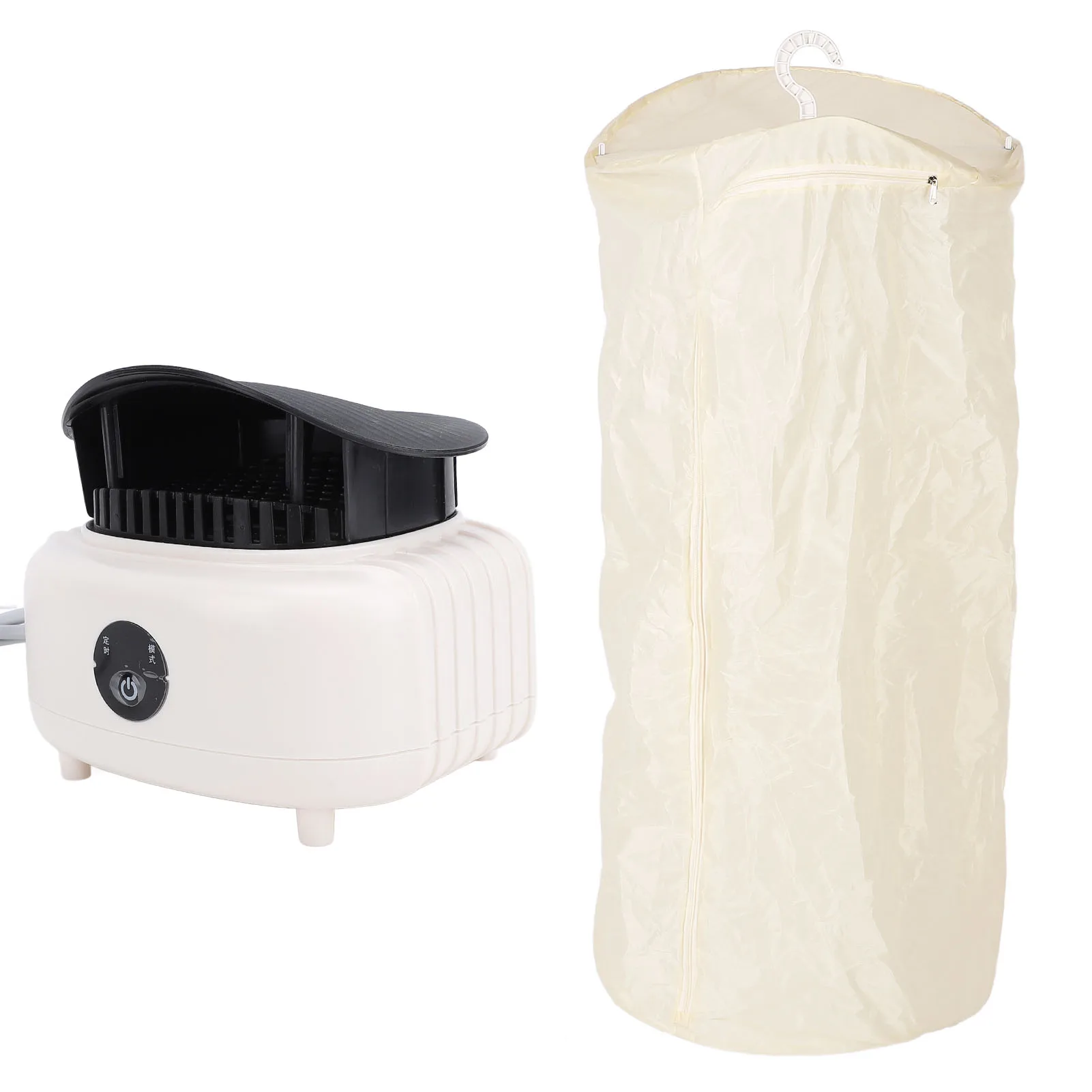 مجفف ملابس محمول بقدرة 800 وات - آلة تجفيف سريعة مدمجة وقابلة للطي مع شاشة رقمية، مثالية للسفر والمنزل والشقة