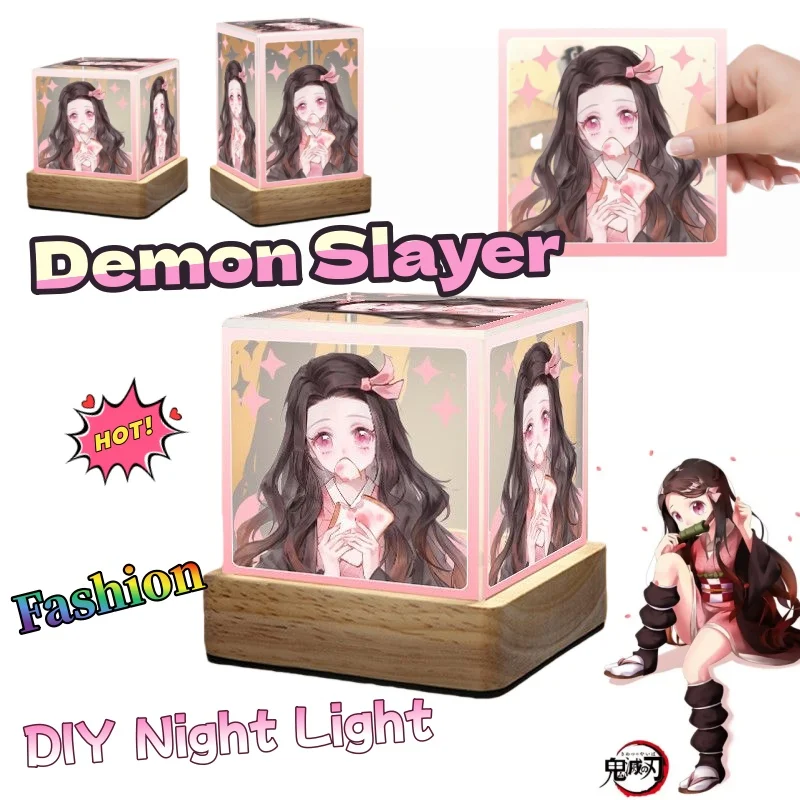 

Ночник «Истребитель демонов»: милый, модный, мультяшный, персонализированный, креативный, аниме, DIY, ночник-декор, подарок для друзей