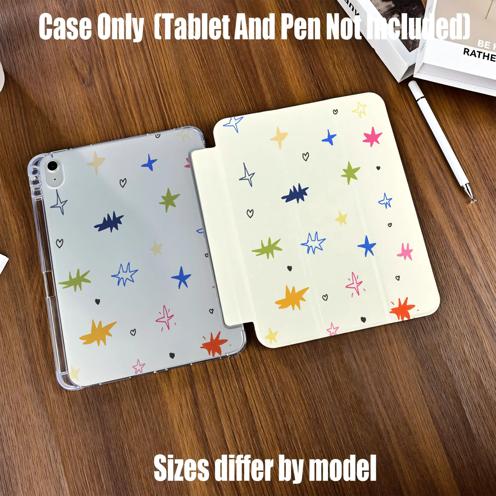 Premium TPU Tablet Case for Samsung and Apple All Models Slim Fit Protective Cover，Shockproof Lightweight Durable
