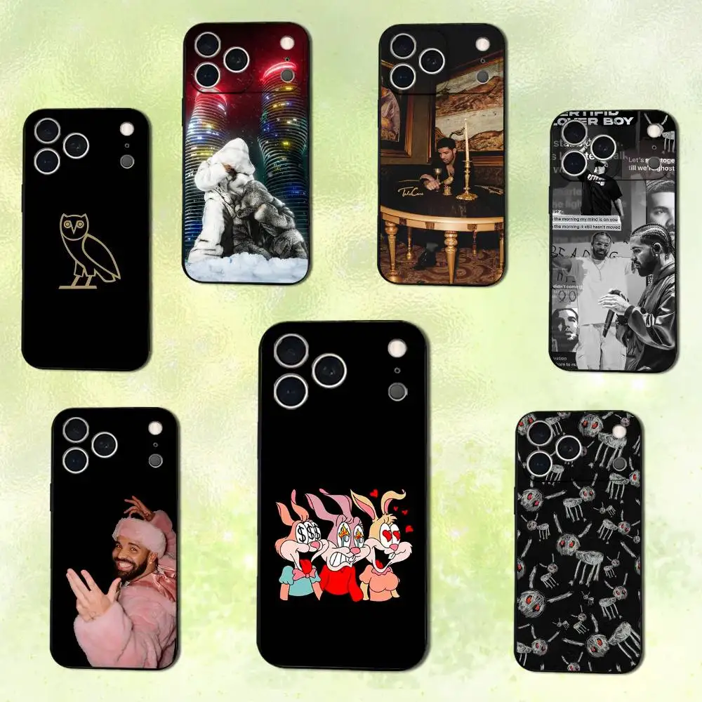 

Rapper D-Drake Cool Phone Case For iPhone 14,13,17,12,11,16,15,Plus,Pro Max,XS,X,XR,SE,Mini,Soft Silicone Black Cover