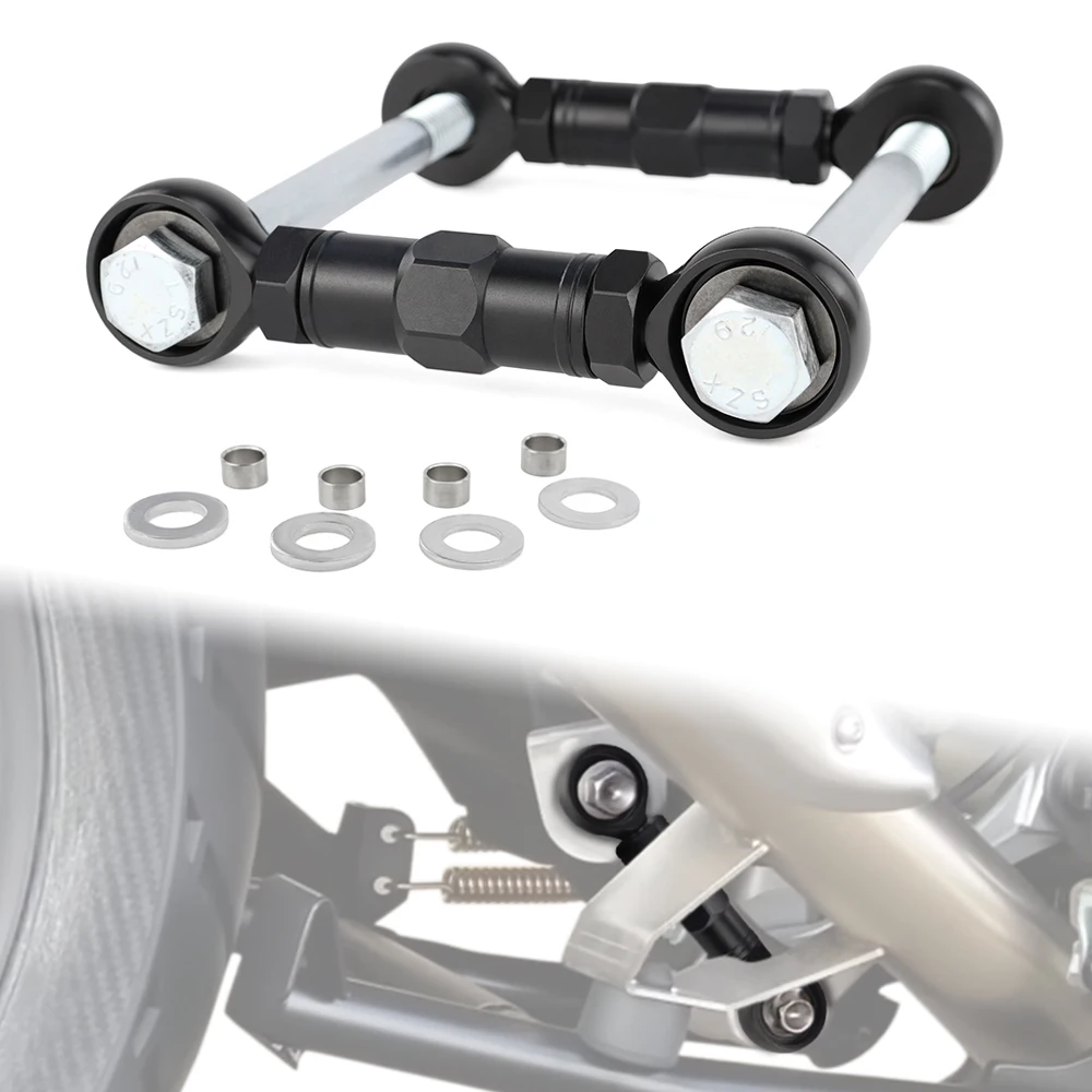

Motorcycle Adjustable Lowering Links Kit Rear Suspension Drop Lever for Tiger Explorer 1200 2012-2017 2018 2019 2020 For Triumph