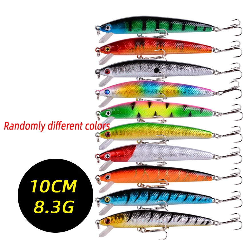 3/5/8-teiliges Zufälliges Angelköder-Set, Wobbler-Set, Mini-Crank-Angelköder, Künstlicher Köder-Kit, Minnow-Angelzubehör