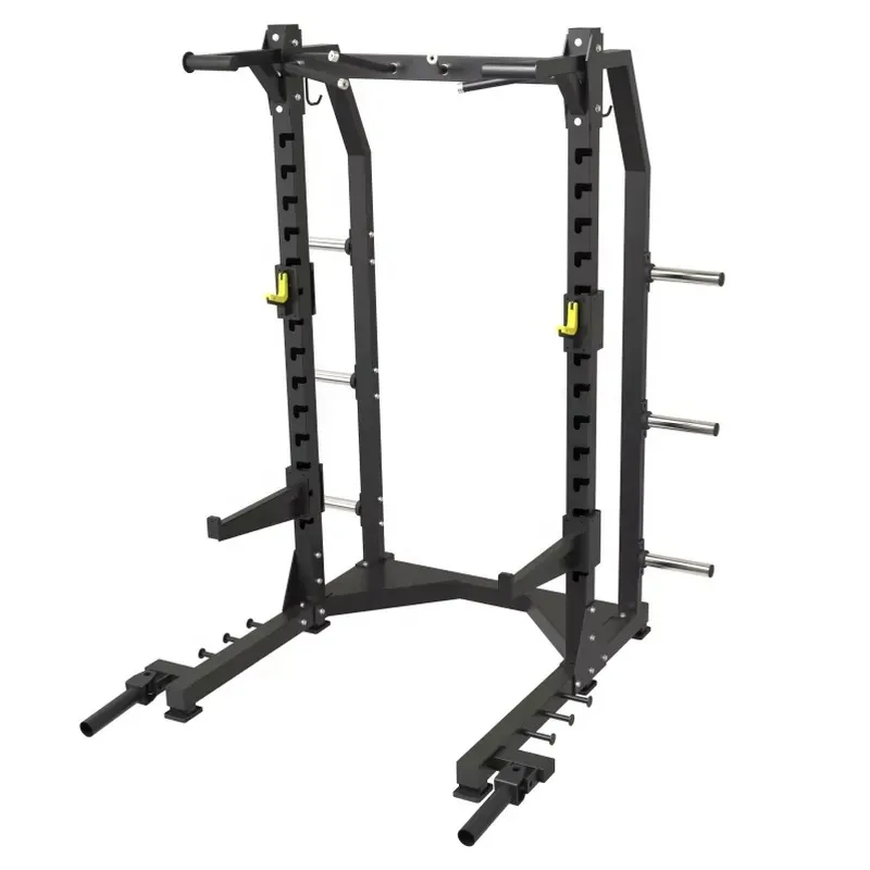 Gym Training Rack Customized Multi Functional Semi Power Rack