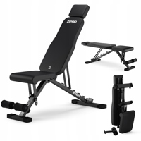 Exercise Bench Training Bench Adjustable Folding Zipro Grind