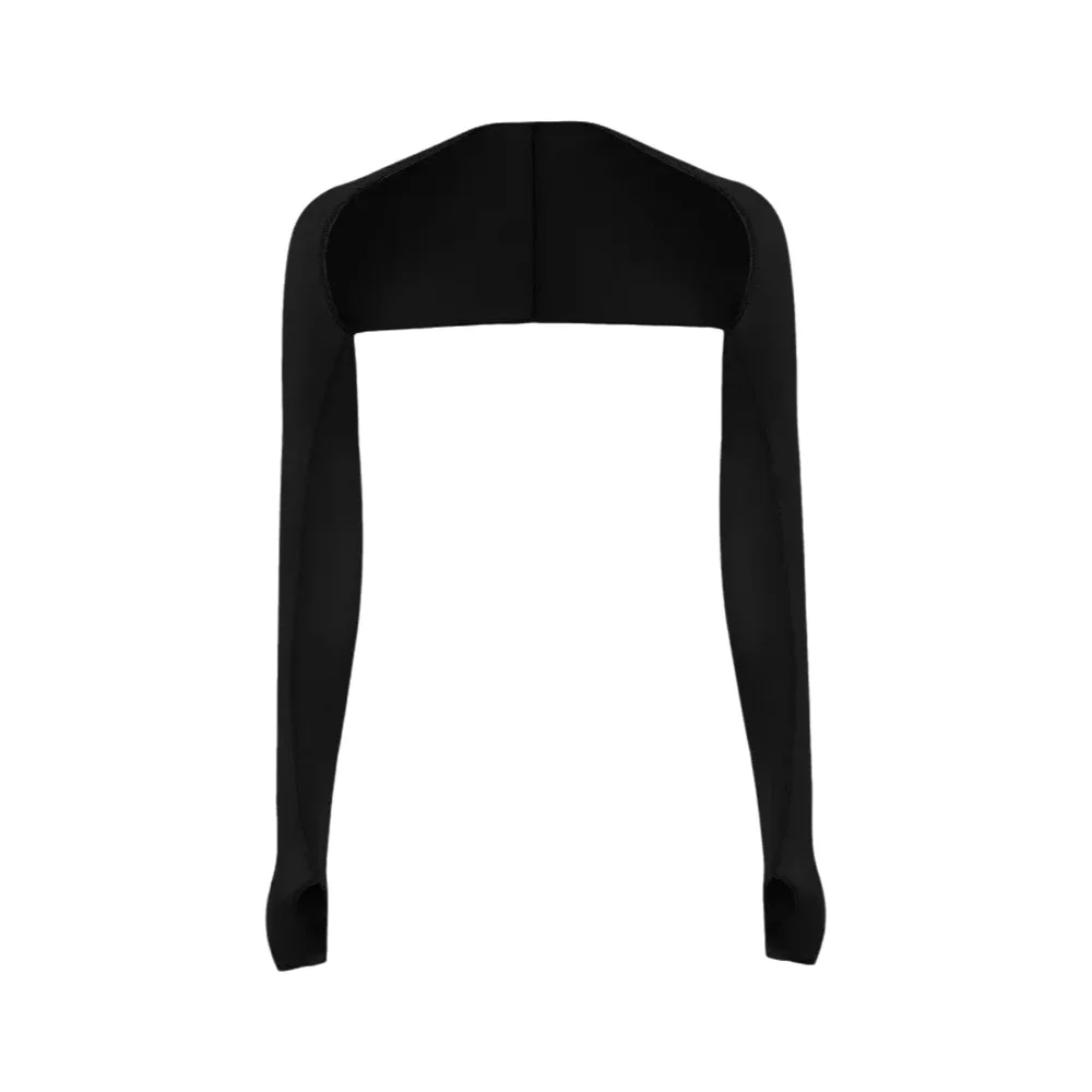 AliExpress Ice silk one-piece shoulder sleeves for outdoor men's and women's sports cycling, good mood, sunscreen shawl sleeves