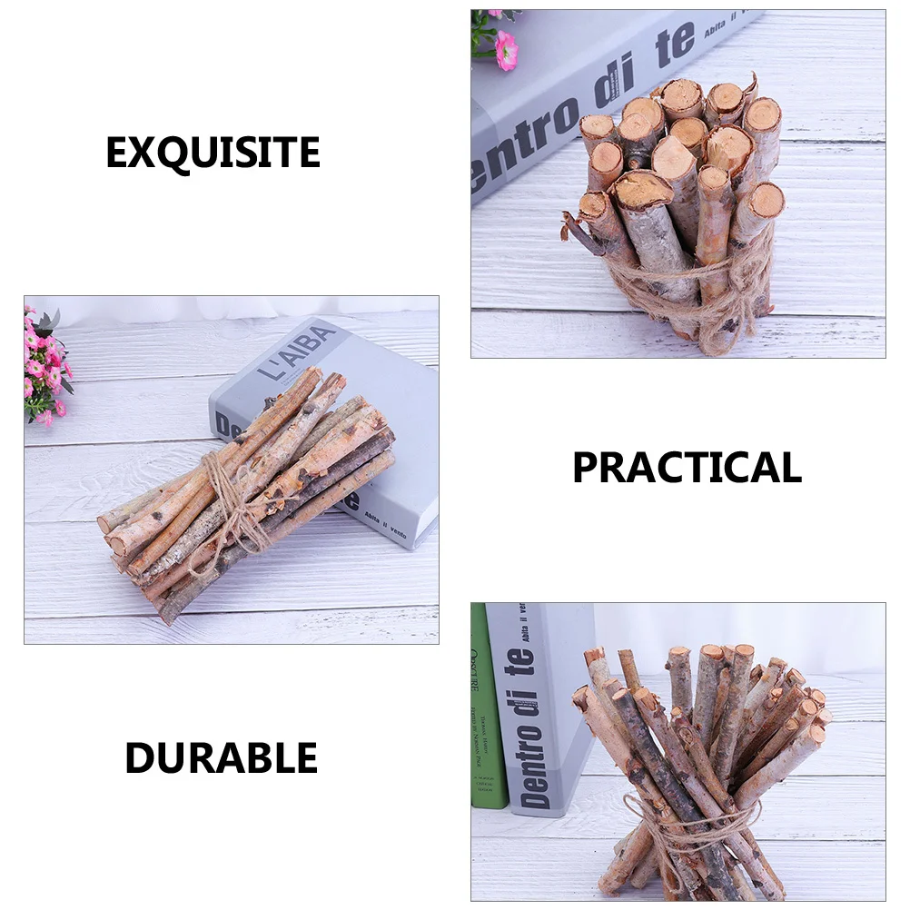 

40Pcs Birch Branches Dried Twigs for Decoration Vase Filler DIY Craft Room Decor Fireplace Logs Elegant Setting