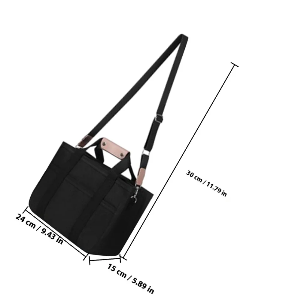 حقيبة يد قماشية للنساء حقيبة كتف ذات سعة كبيرة أنيقة ومتينة ومتعددة الاستخدامات على الشاطئ حقيبة كروس محمولة