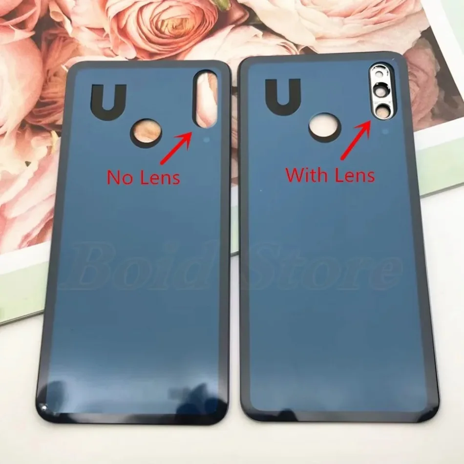 Back Battery Cover Glass For Huawei P30 Lite Nova 4e Rear Door Housing Case with Camera Lens Repair Parts