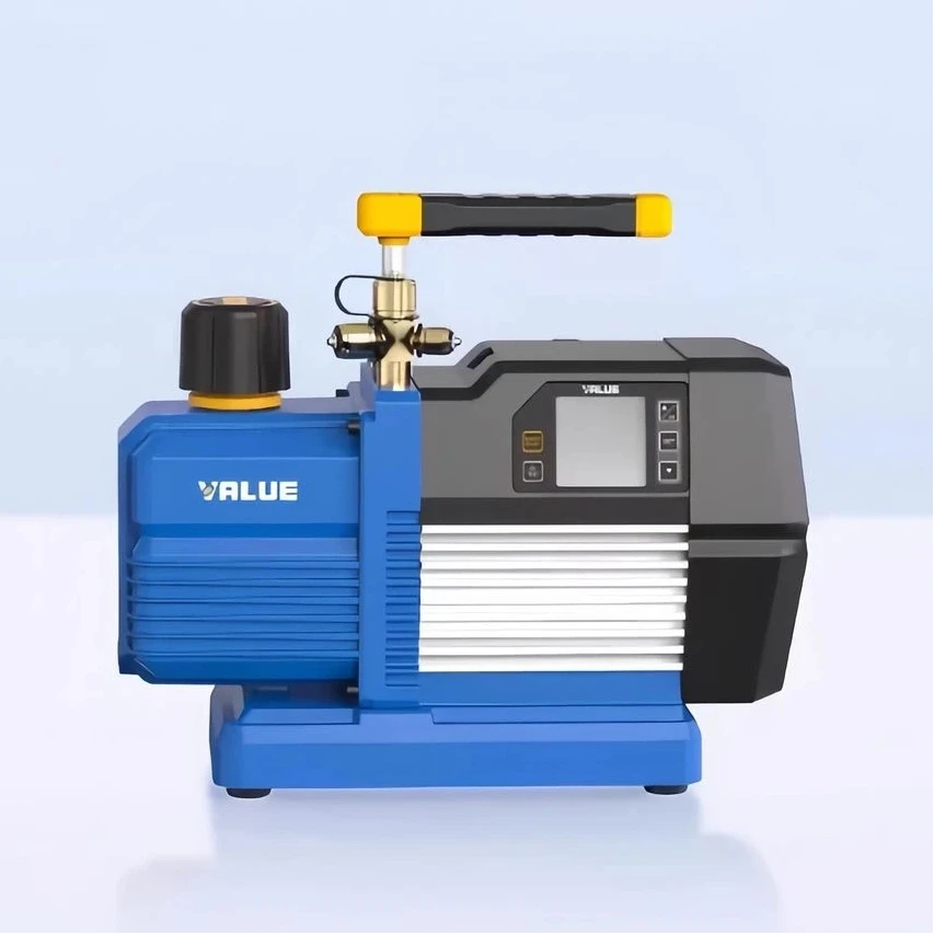 

Intelligent Dual Stage Vacuum Pump VP8DSV 14.4m³/h 15 Micron Bluetooth APP & Gauge for Central Cold Storage