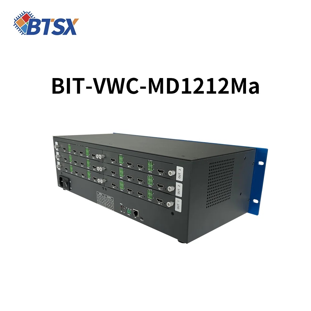 4K60 Video Wall Processor - 3840x2160P Input, EDID Management, Parallel Use for Advertising Screens