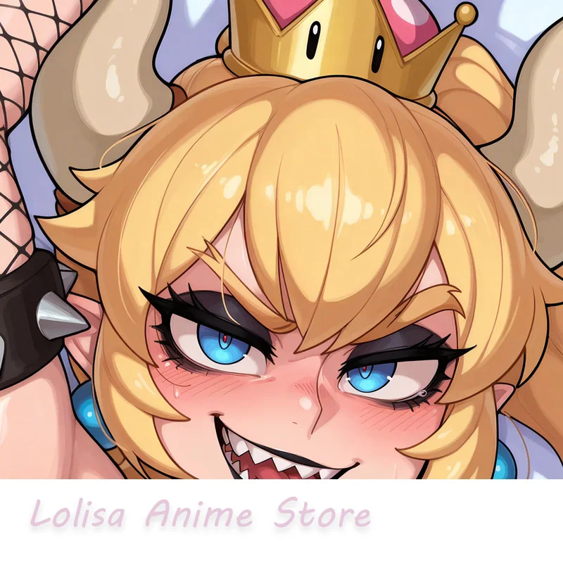 Dakimakura Bowsette Anime Body Pillow Cover Double-sided Print Pillowcase Life-size Birthday Gifts