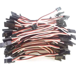 100pcs/lot 10CM 15CM 20CM 30CM Male to Male JR Plug Servo Extension Lead Wire Cable 100mm for RC Plane Quadcopter